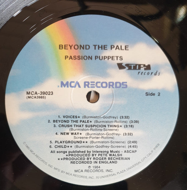 Passion Puppets : Beyond The Pale (LP, Album)