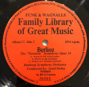 Berlioz* - Bamberg Symphony Orchestra* Conducted By Jonel Perlea : Symphonie Fantastique, Op. 14- Funk & Wagnalls Family Library Of Great Music - Album 22 (LP)