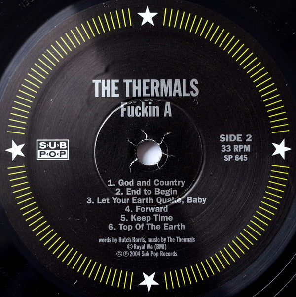 The Thermals : Fuckin A (LP, Album, RE)