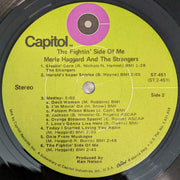 Merle Haggard With Bonnie Owens And The Strangers (5) : The Fightin' Side Of Me (LP, Album, Los)