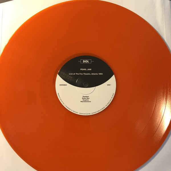 Pearl Jam : Live At The Fox Theatre, Atlanta 1994 (LP, Unofficial, Ora)