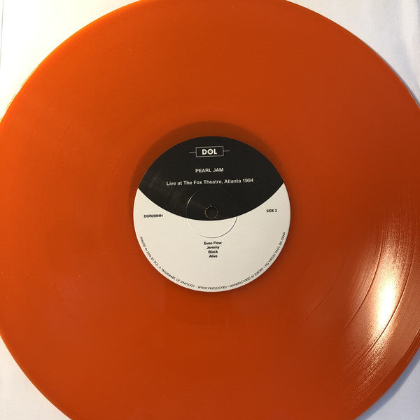 Pearl Jam : Live At The Fox Theatre, Atlanta 1994 (LP, Unofficial, Ora)
