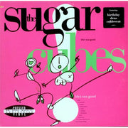 The Sugarcubes : Life's Too Good (LP, Album, Promo, Pin)