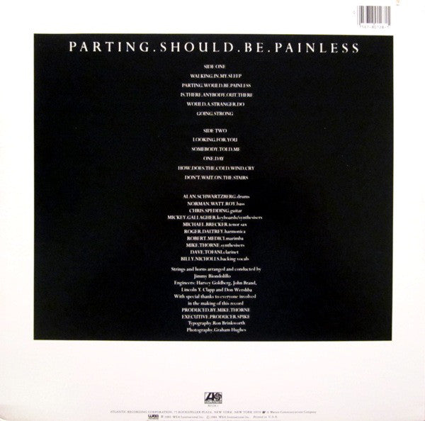 Roger Daltrey : Parting Should Be Painless (LP, Album)