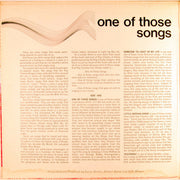 The Ray Charles Singers : One Of Those Songs (LP)