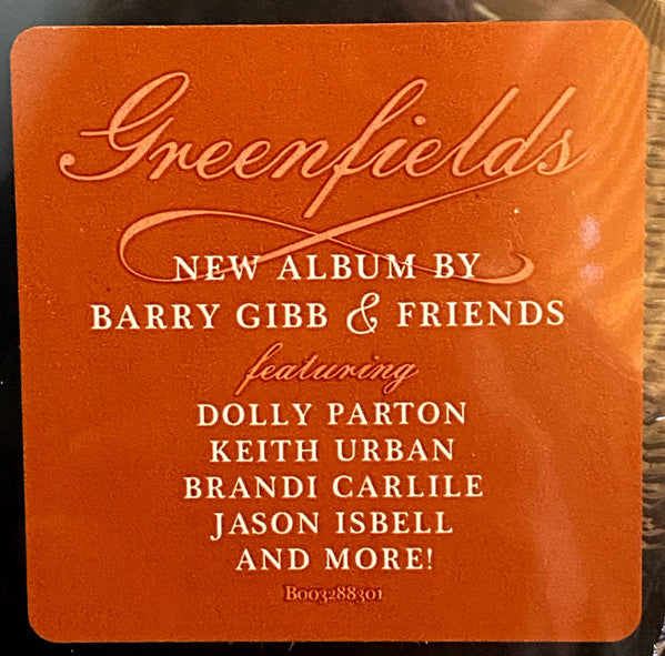 Barry Gibb  & Various : Greenfields: The Gibb Brothers' Songbook Vol. 1 (2xLP, Album, Ltd, Sea)