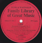 Liszt* : Piano Concerto No. 2 In A Major / Hungarian Rhapsody No. 6 / Hungarian Fantasy For Piano And Orchestra (LP, Album)