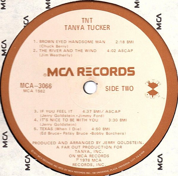 Tanya Tucker : TNT (LP, Album, Glo)