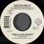 Hank Williams, Jr.* : There's A Tear In My Beer (7", Single, Spe)