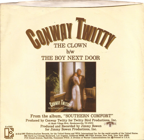 Conway Twitty : The Clown (7", Single, Spe)