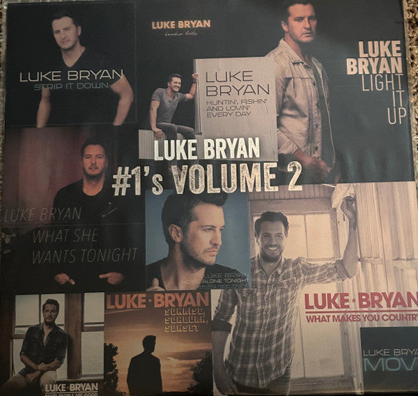 Luke Bryan : #1's Volume 2 (LP, Comp, Ltd, Sun)