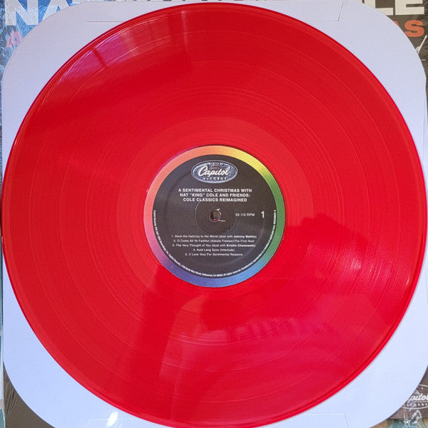 Nat King Cole : A Sentimental Christmas With Nat "King" Cole And Friends: Cole Classics Reimagined (LP, Ltd, Rud)