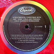 Nat King Cole : A Sentimental Christmas With Nat "King" Cole And Friends: Cole Classics Reimagined (LP, Ltd, Rud)
