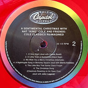 Nat King Cole : A Sentimental Christmas With Nat "King" Cole And Friends: Cole Classics Reimagined (LP, Ltd, Rud)