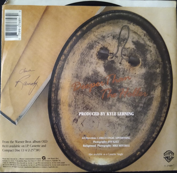 Randy Travis : Deeper Than The Holler (7", Single, Styrene, All)
