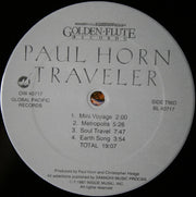 Paul Horn With Christopher Hedge : Traveler (LP, Album)