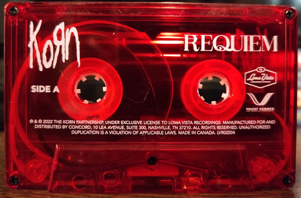 Korn : Requiem (Cass, Album, Ltd, Red)