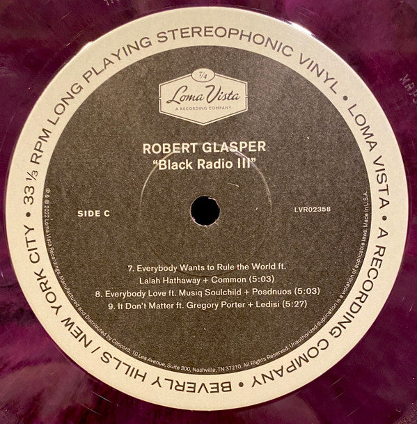 Robert Glasper : Black Radio III (2xLP, Album, Ltd, Pur)