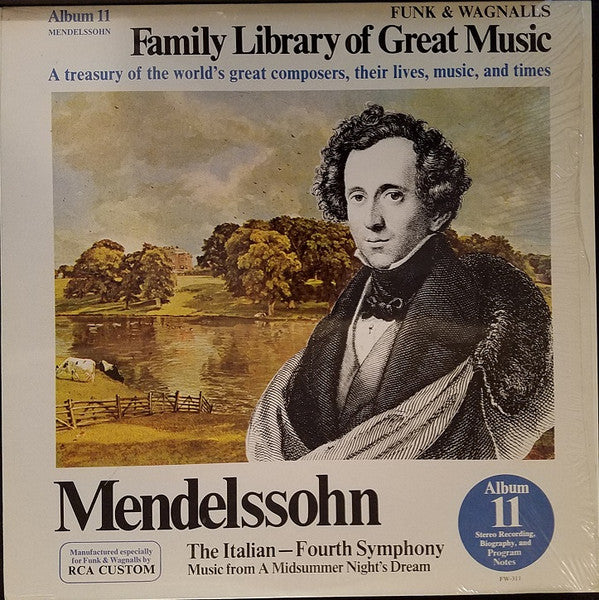 Mendelssohn* : The Italian - Fourth Symphony / Music From A Midsummer Night's Dream (LP, Album)