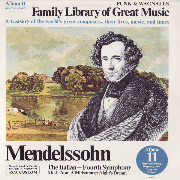 Mendelssohn* : The Italian - Fourth Symphony / Music From A Midsummer Night's Dream (LP, Album)