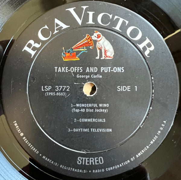 George Carlin : Take-Offs And Put-Ons (LP, Album)