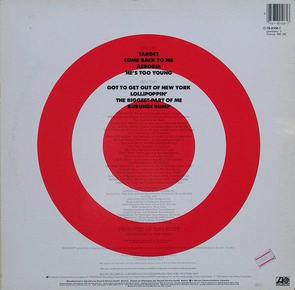 Tom Scott : Target (LP, Album)