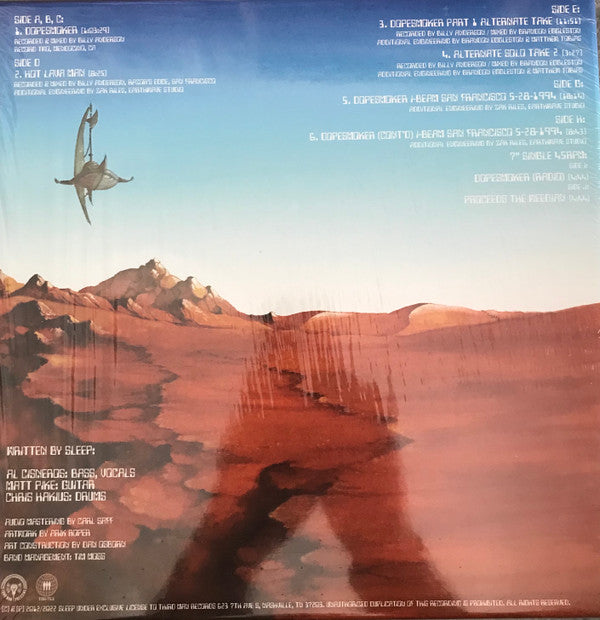 Sleep : Dopesmoker (2xLP, Album, RE, RM, Gre + LP, S/Sided, Etch, Gre )