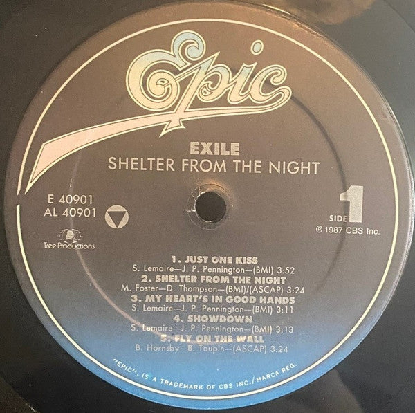 Exile (7) : Shelter From The Night (LP, Album, Ter)
