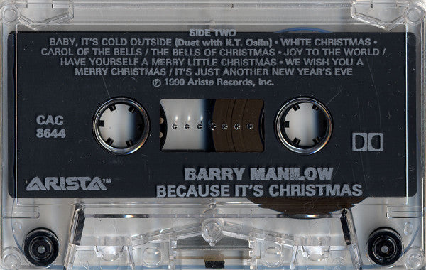 Barry Manilow : Because It's Christmas (Cass, Album, Club, Dol)