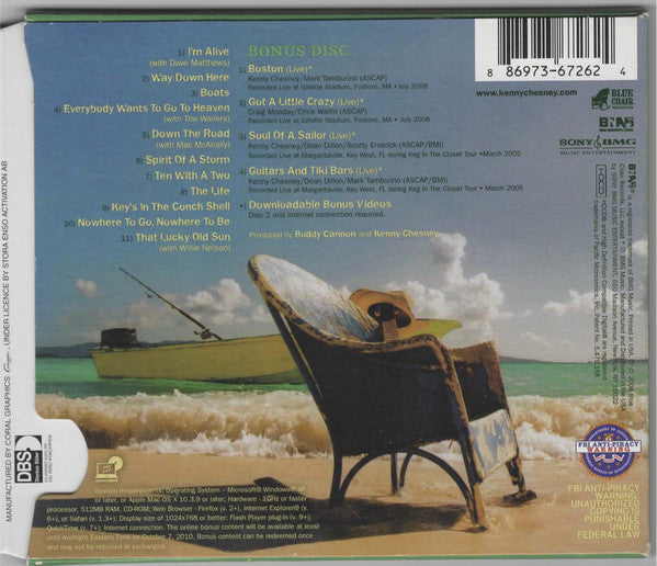 Kenny Chesney : Lucky Old Sun (2xHDCD, Album, Dlx, Enh, Dis)