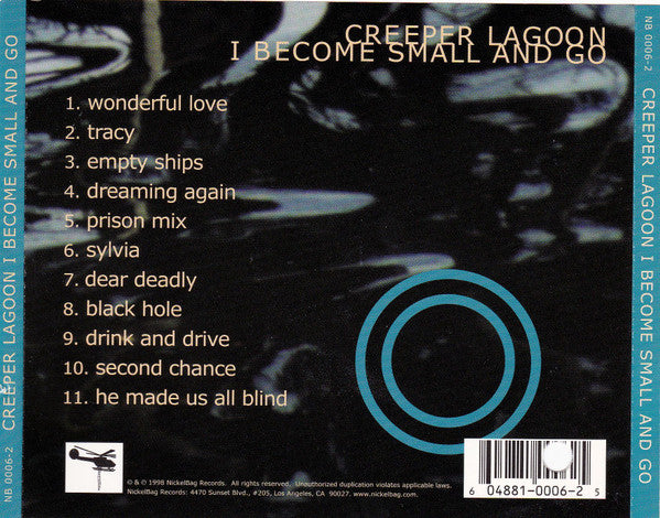 Creeper Lagoon : I Become Small And Go (CD, Album)