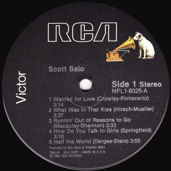 Scott Baio : Scott Baio (LP, Album)