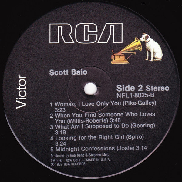 Scott Baio : Scott Baio (LP, Album)