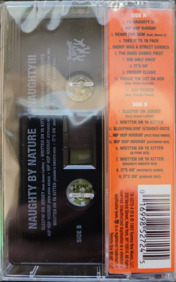 Naughty By Nature : 19 Naughty III (Cass, Album, RE, RM, 30t)