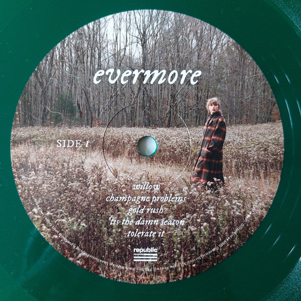 Taylor Swift : Evermore (2xLP, Album, Dlx, RP, Gre)