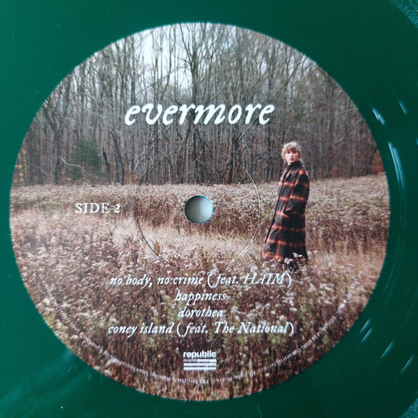 Taylor Swift : Evermore (2xLP, Album, Dlx, RP, Gre)
