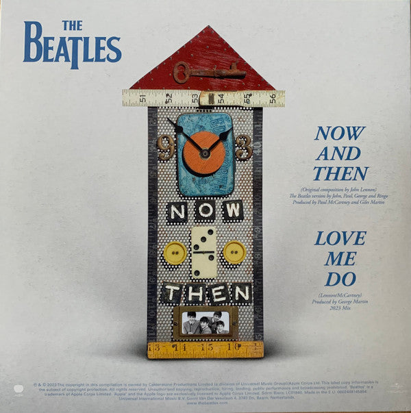 The Beatles : Now And Then (7", Single, Cry)