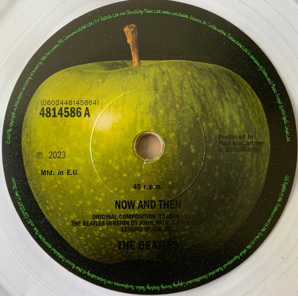 The Beatles : Now And Then (7", Single, Cry)