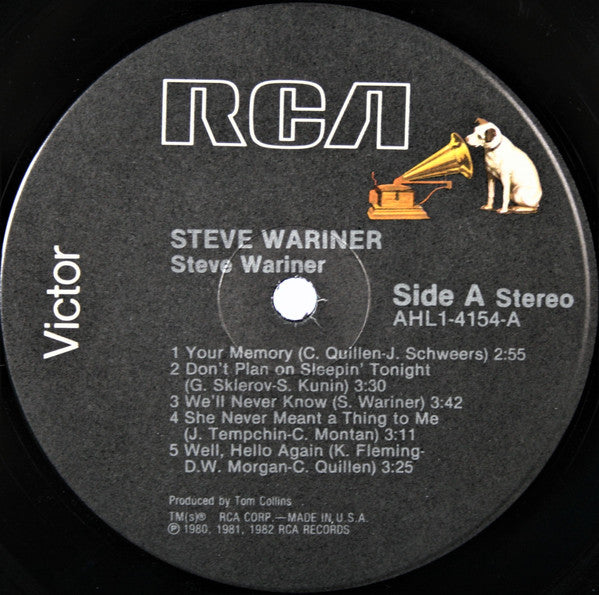 Steve Wariner : Steve Wariner (LP, Album)