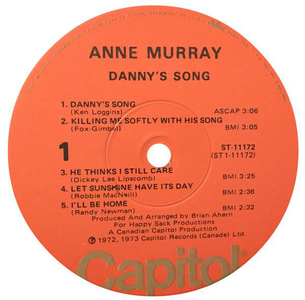 Anne Murray : Danny's Song (LP, Album, Jac)