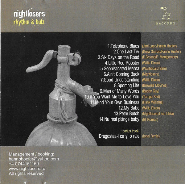 Nightlosers : Rhythm & Bulz (CD, Album)