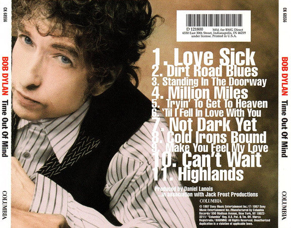 Bob Dylan : Time Out Of Mind (CD, Album, Club, RE)