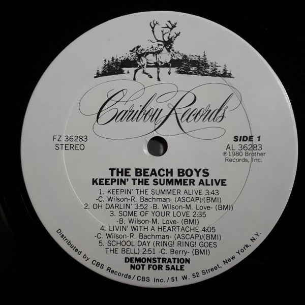 The Beach Boys : Keepin' The Summer Alive (LP, Album, Promo)