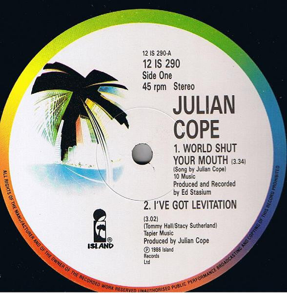 Julian Cope : World Shut Your Mouth (12", Single)