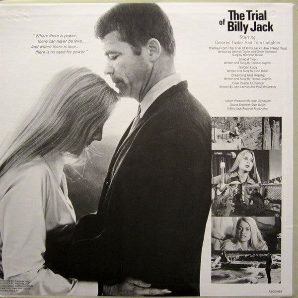Elmer Bernstein : Original Music From The Film The Trial Of Billy Jack (LP, Album, San)