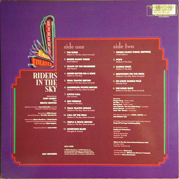 Riders In The Sky : Riders Radio Theater (LP)