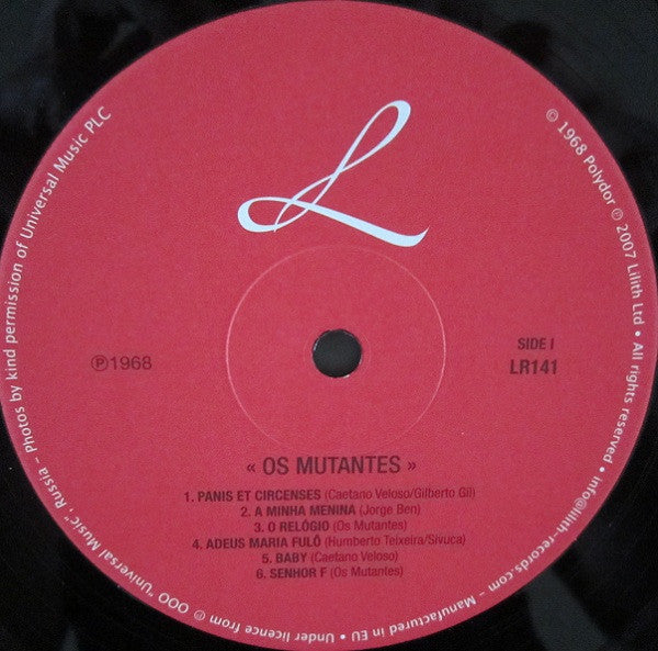 Os Mutantes : Os Mutantes (LP, Album, RE + CD, Album, RE)