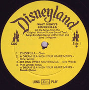Various : Walt Disney's Cinderella (LP, Album, RE)