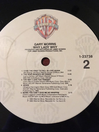 Gary Morris : Why Lady Why (LP, Album)