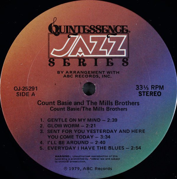 Count Basie & The Mills Brothers : Count Basie & The Mills Brothers (LP, Comp, RE, RM)
